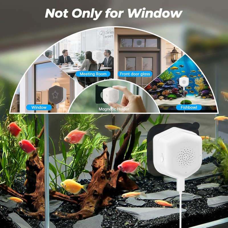 2K Window Security Camera, 2.4Ghz & 5Ghz Wifi Indoor Window Cameras for Home Sec gallery