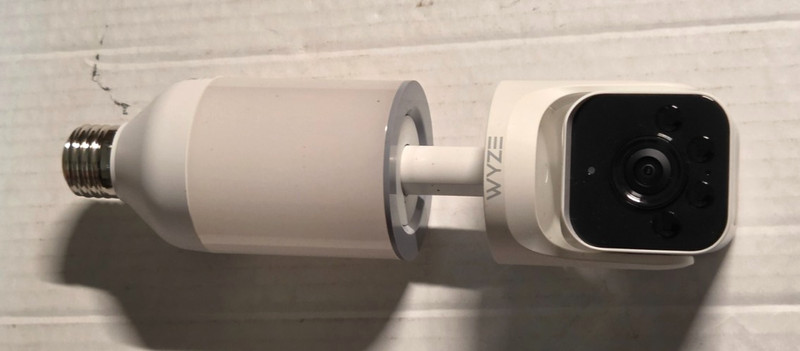 WYZE Bulb Cam Security Camera 2K HD Outdoor Light Bulb Camera