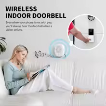 EseeCloud Video Doorbell Camera 5MP 5G/2.4G WiFi 4500mAh Battery Audio Door Bell gallery