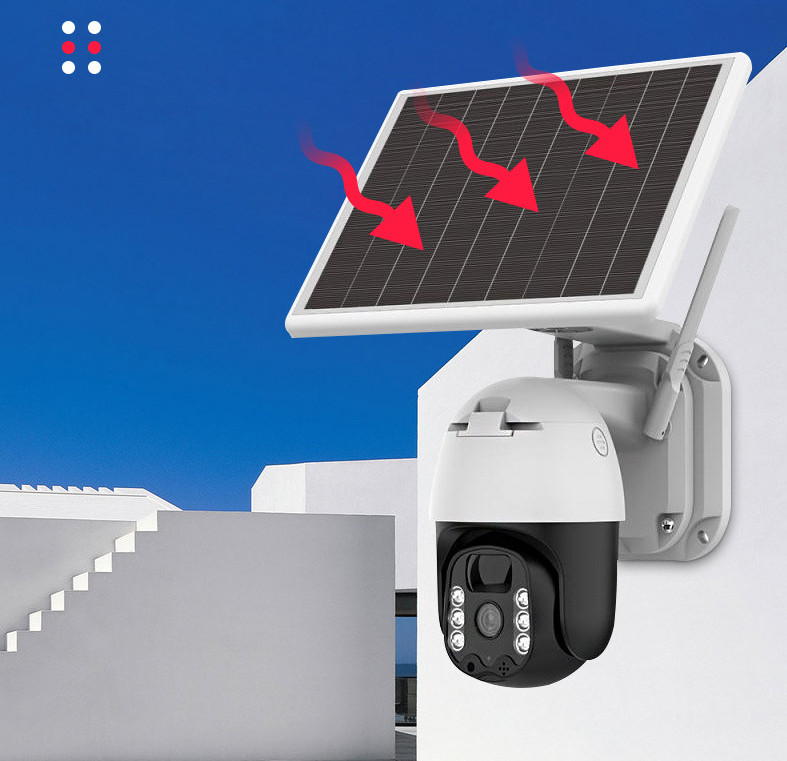 4G Home Security Camera Outdoor Solar Battery Powered Wireless Wifi Cam Pan Tilt gallery