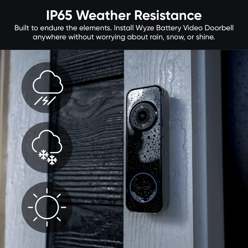 ✅ Wyze Battery Video Doorbell | 1536 x 1536 HD+ Video Resolution ✅ gallery