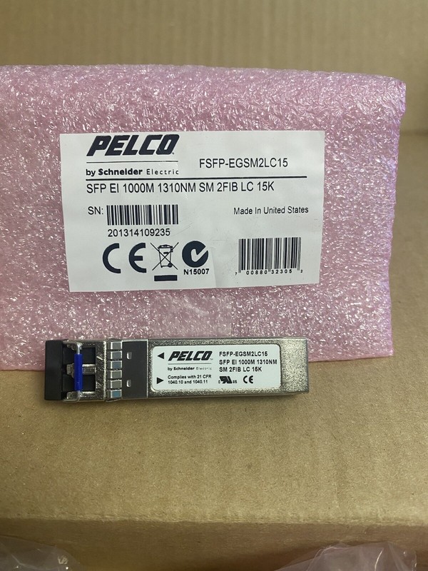 PELCO FSFP-EGSM2LC15 SFP EI 1000M SM 2FIB LC 15K