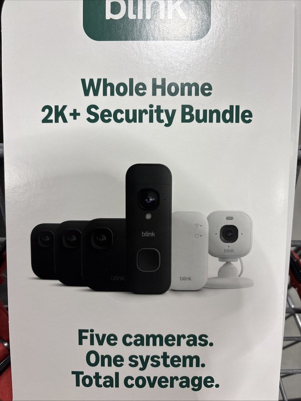 Blink Whole Home Security Camera System Bundle 2k+ Five cameras