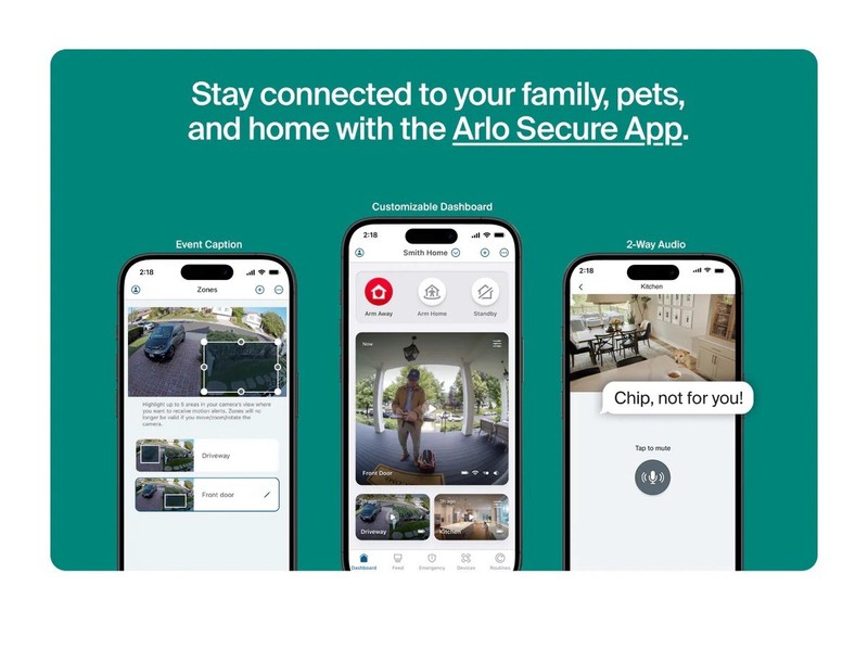 Arlo - Essential Outdoor Security Camera 2K, 2 Pack ( 2025) gallery