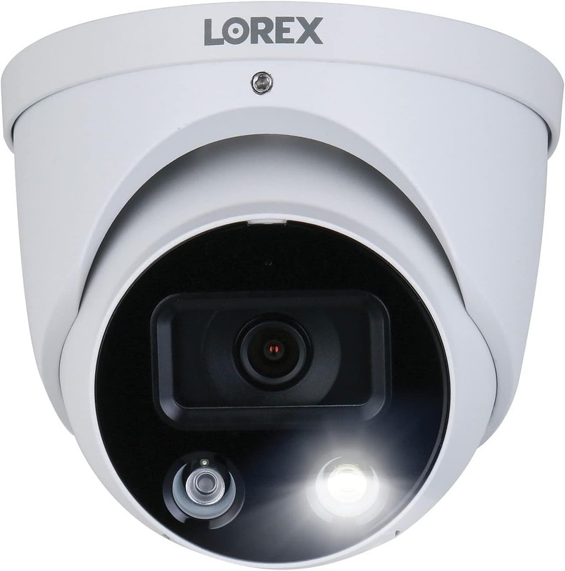 Outdoor 4K IP Add-On Metal Dome Security Camera | NVR Add-On | Smart Motion D…