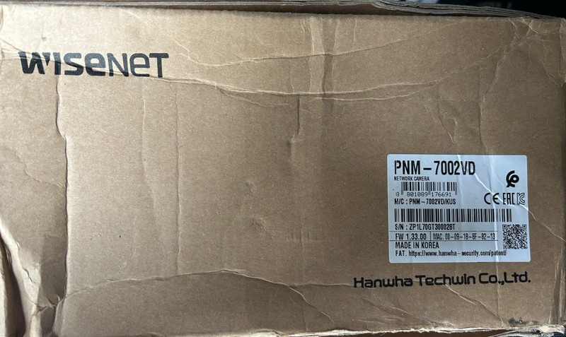 Wisenet Multi-Sensor Security Camera PNM-7002VD