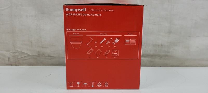 Honeywell HC35W48R2 35 Series 8MP IR MFZ WDR IP Dome Camera - White NEW SEALED gallery