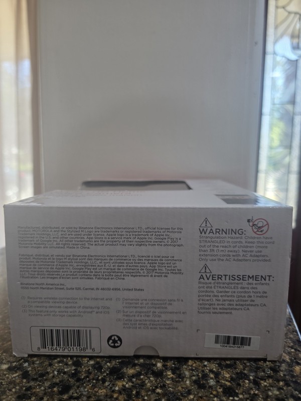 Motorola FOCUS66-B Wi-Fi Indoor IP Camera 720p HD Two-Way Audio Black gallery