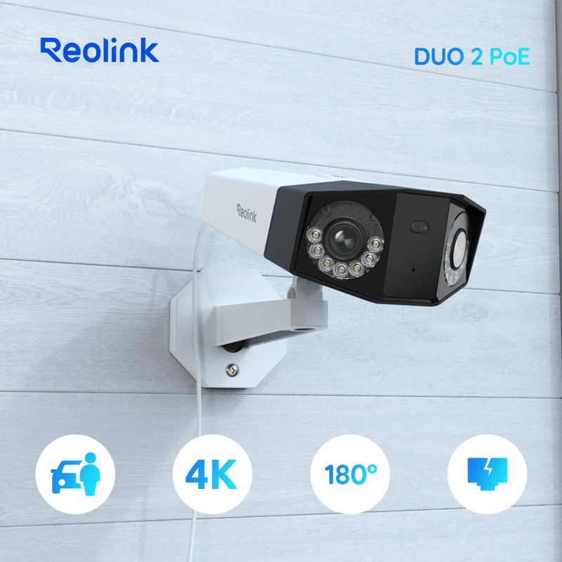 Reolink Duo 2 PoE 4K Security Camera System Outdoor Human/Vehicle/Pet Detection gallery