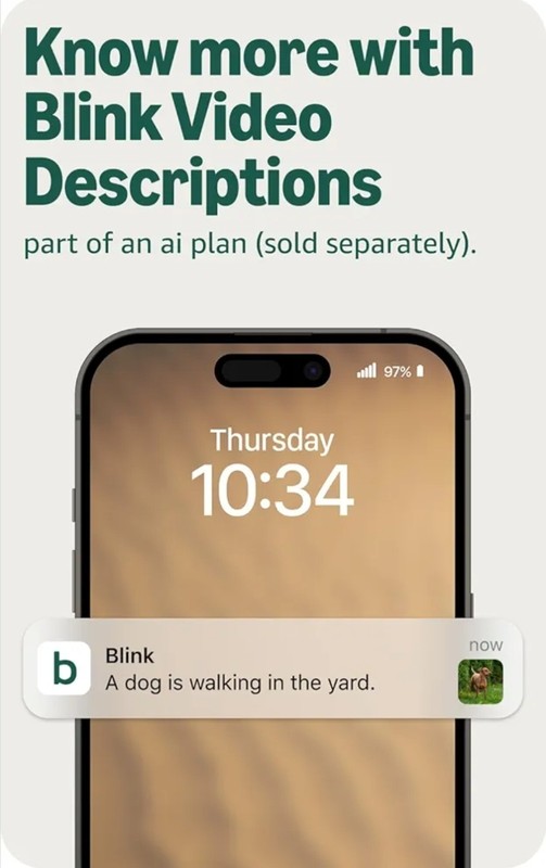 Blink Outdoor 2K+ (newest model) Wireless 3 Camera Smart Security System White gallery