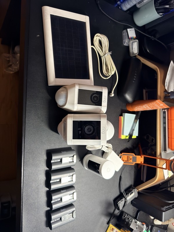 Ring Cameras And Solar Panel Bundle