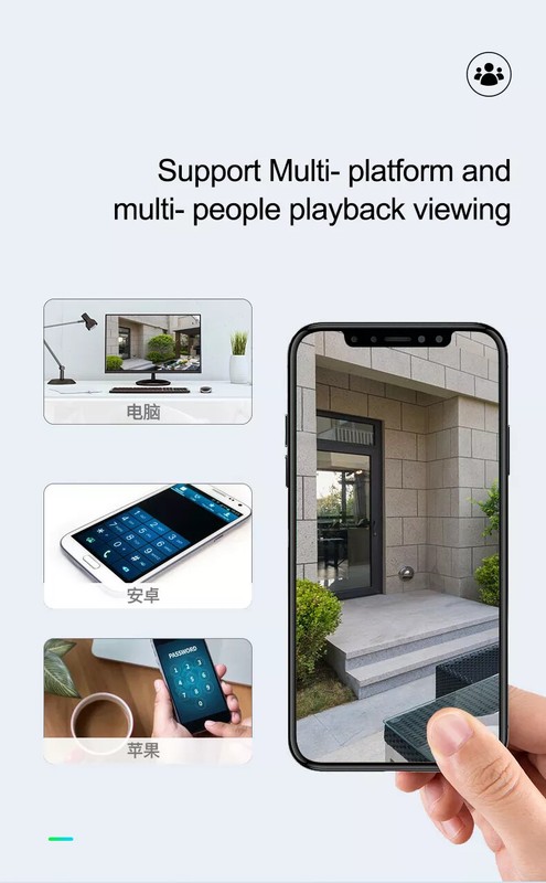IP WIFI 10X Zoom HD Dual Lens PTZ Cctv Wireless Camera Night Vision Outdoor gallery