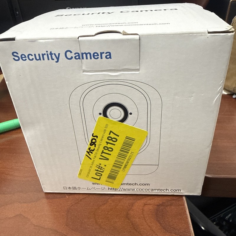COCOCAM 2K Indoor PanTilt Security Camera with 5200mAh Battery