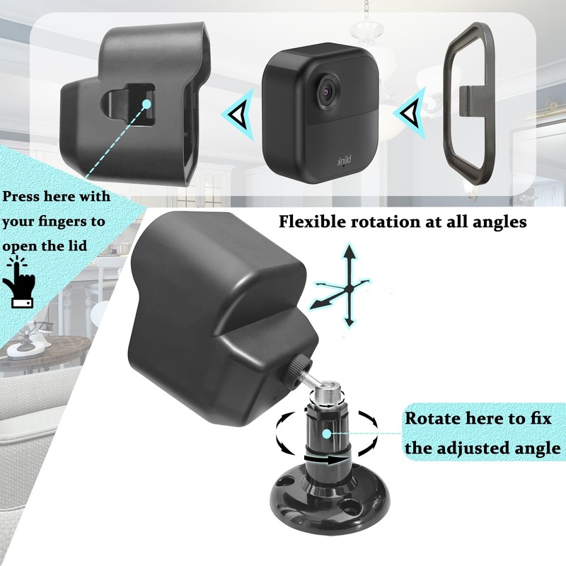 New Flexible Twist Mount for Blink Outdoor 4 (4th Gen),and Weather Proof Prot... gallery