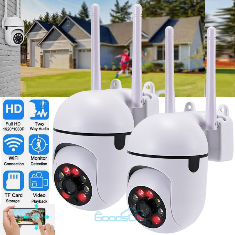 1-4Pack 1080P Wireless WiFi Security Camera System Outdoor Home Night Vision Cam gallery