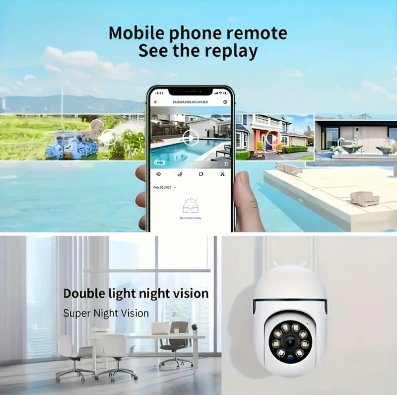 WiFi Security Camera System Smart/ Color Night Vision Cam for Home gallery