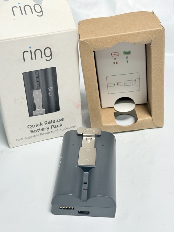 Genuine Ring 2, 3 Door Bell Rechargeable Battery Pack Quick Release Power Used