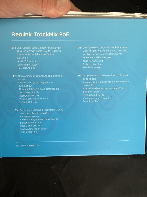 Reolink TrackMix PoE 4K PTZ Security Camera Dual-Lens 6X Hybrid Tracking Zoom gallery