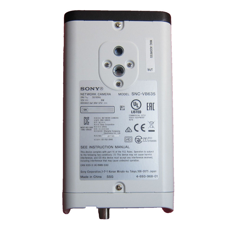 Genuine Sony SNC-VB635 IPELA HD 1080 60P Network Camera gallery