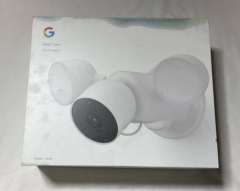 Google Nest Cam with Floodlight Outdoor/Wired Snow - (Open Box, Stained Box) G1 gallery