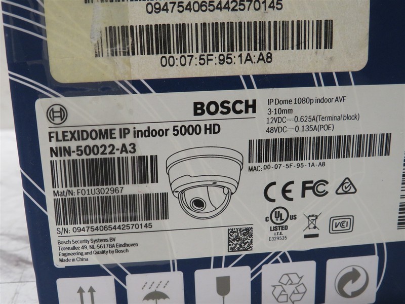 Open Box Bosch NIN-50022-A3 Flexidome IP Indoor 5000 HD Camera #2 gallery