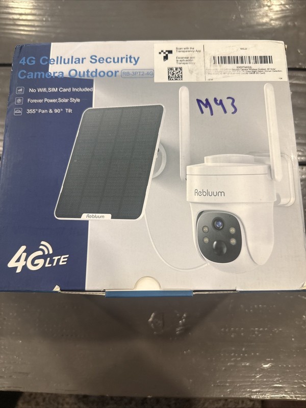 Rebluum 4G Cellular Security Camera Outdoor