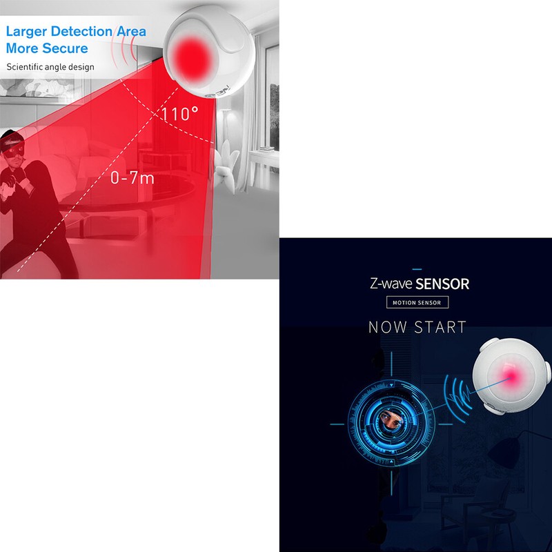 Coolcam Z-Wave PIR/Motion Sensor Human Body Infrared IR sensor Z-Wave Series gallery
