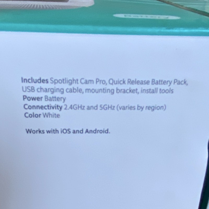 Ring Spotlight Cam Pro Battery White Wi-Fi 1080p Indoor/Outdoor 2-Pack gallery