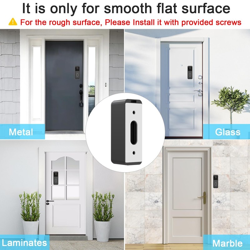 Adhesive Blink Doorbell Mount for All-New Blink Video Doorbell Camera(2nd Gen... gallery