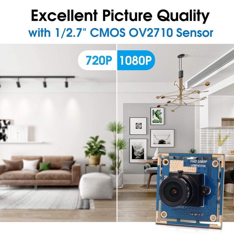 1080P USB for Computer & Raspberry Pi - 30/60/100fps High Speed Board - 2.8mm... gallery