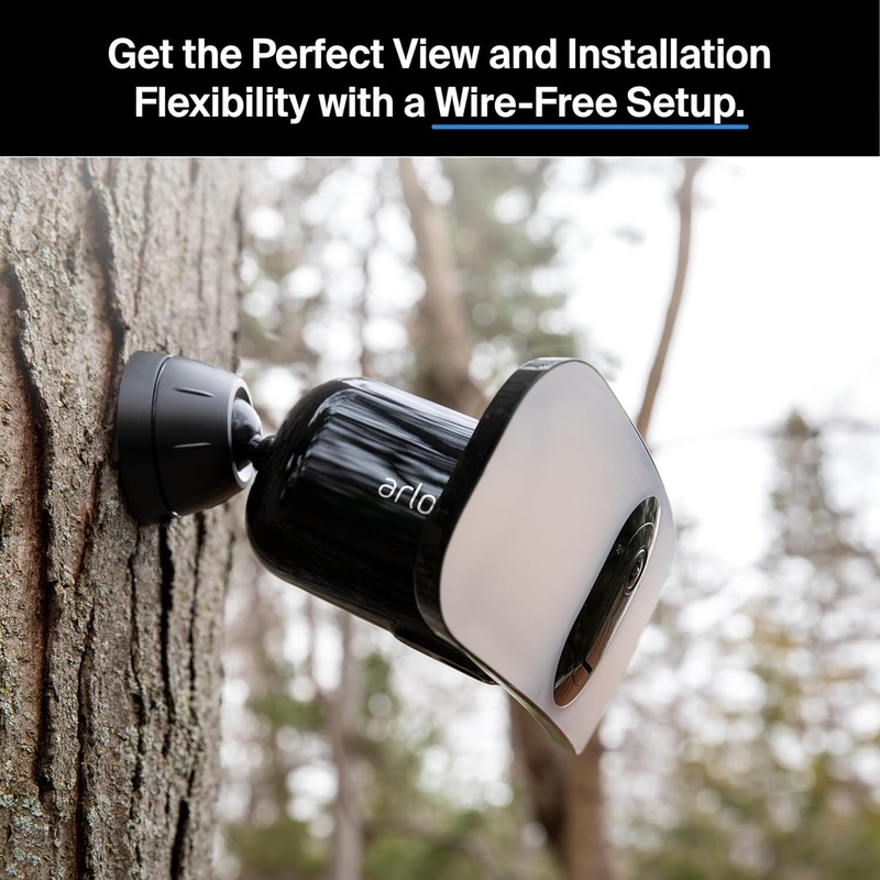 Floodlight Security Camera Wireless Outdoor 2K No Wiring - Pro 3, Rechargeabl... gallery