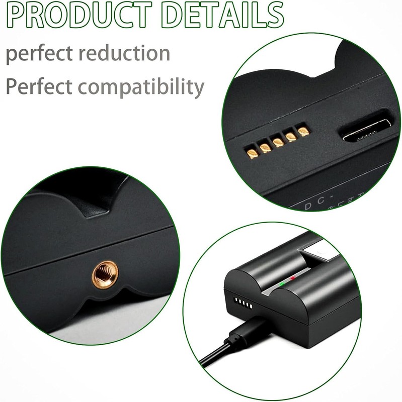 4 Pack Ring V4 Battery for Ring camera Doorbell Solar Floodligh 2/3/4/3 plus gallery