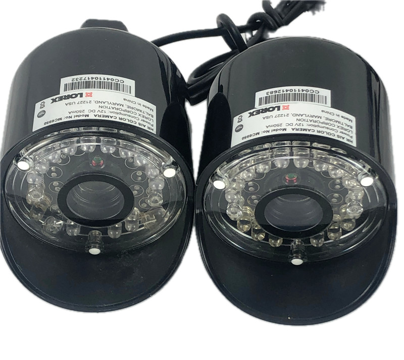 Lorex MC6950 Security Camera High Resolution Color Indoor Outdoor FOR PARTS 2PC gallery