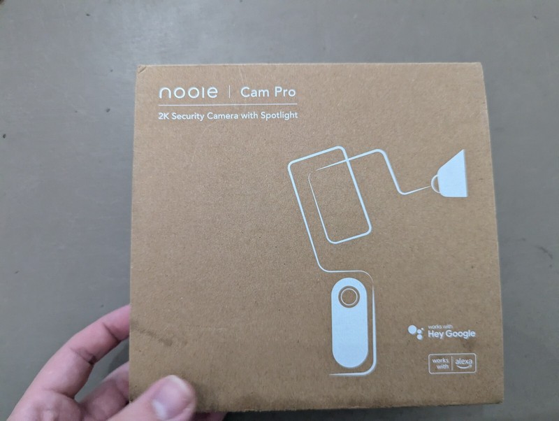 nooie Cam Pro, 2K Security Camera w/ Spotlight, 2-way Audio, Color Night Vision