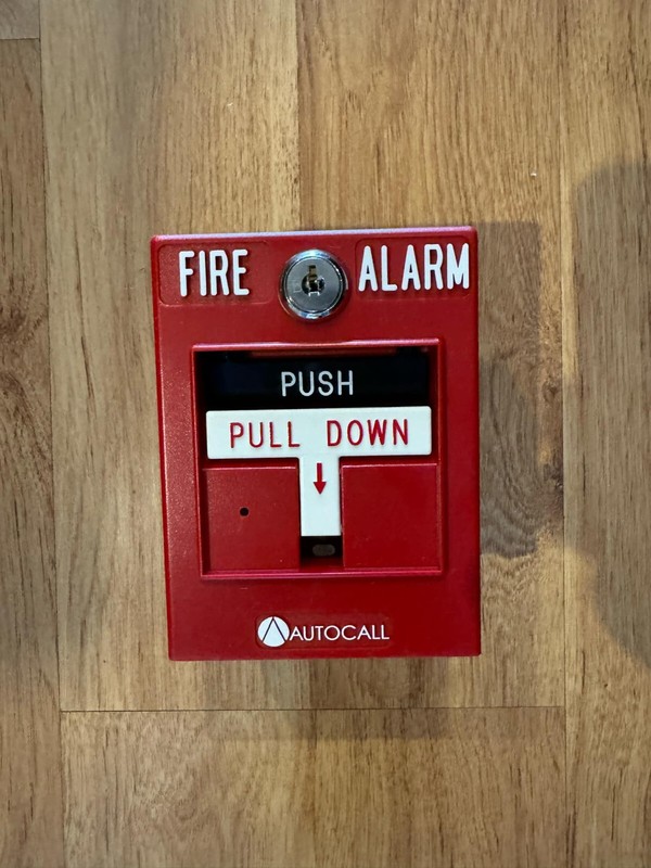 AutoCall A4099-9006 Fire Alarm System Pull Station, Addressable, Red