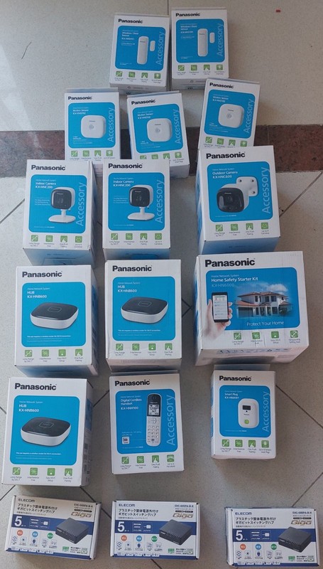 Panasonic – home security system wireless wifi (full package)