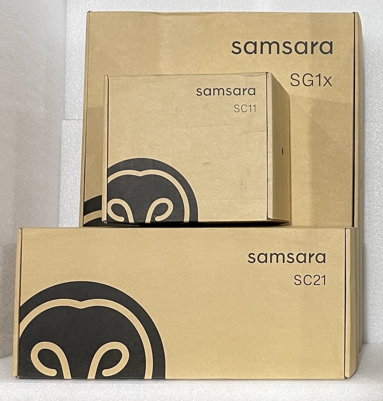 Lot of 3 Samsara Devices – SG1x Site Gateway w/ SC21 Camera & SC11 Camera + Docs