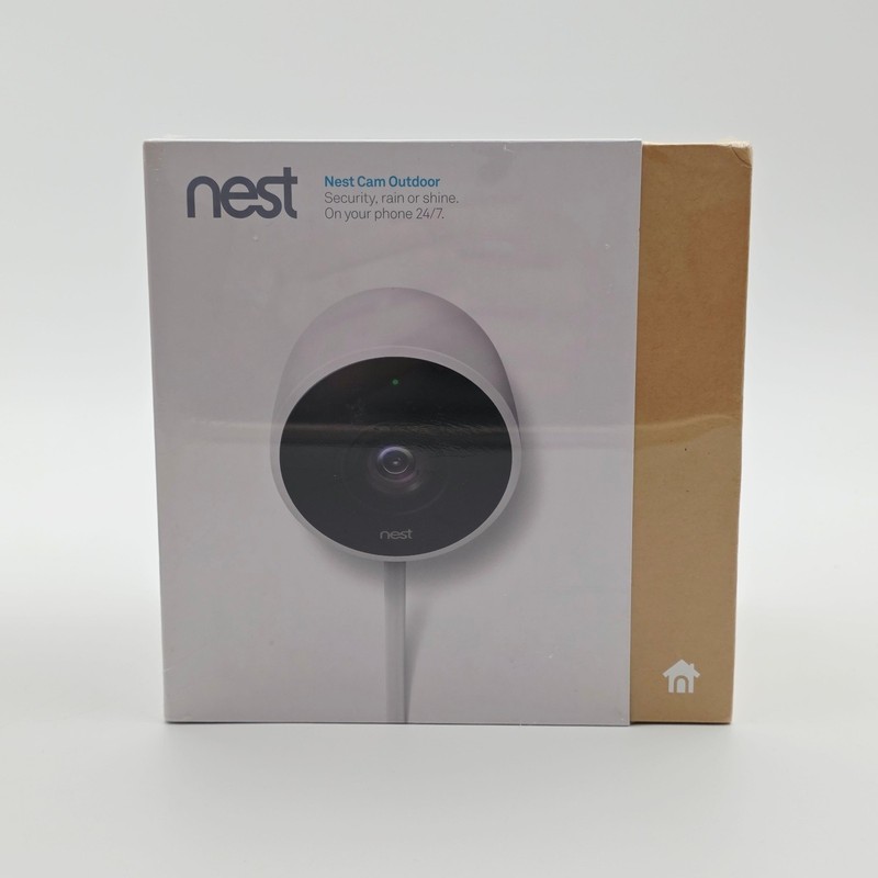 Google Nest Cam Outdoor 1st Gen NC2100ES 1080p Wired Security Camera Sealed