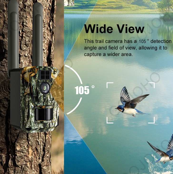 Wireless camera with camouflage pattern, outdoor wildlife tracking camera gallery