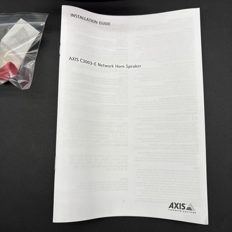 AXIS C3003-E Network Horn Speaker PoE Surveillance Audio New/Open box gallery
