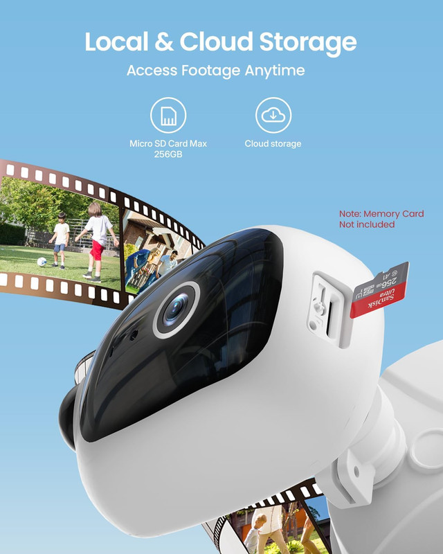 2K QHD Outdoor Floodlight Camera with Motion Detection and Night Vision gallery