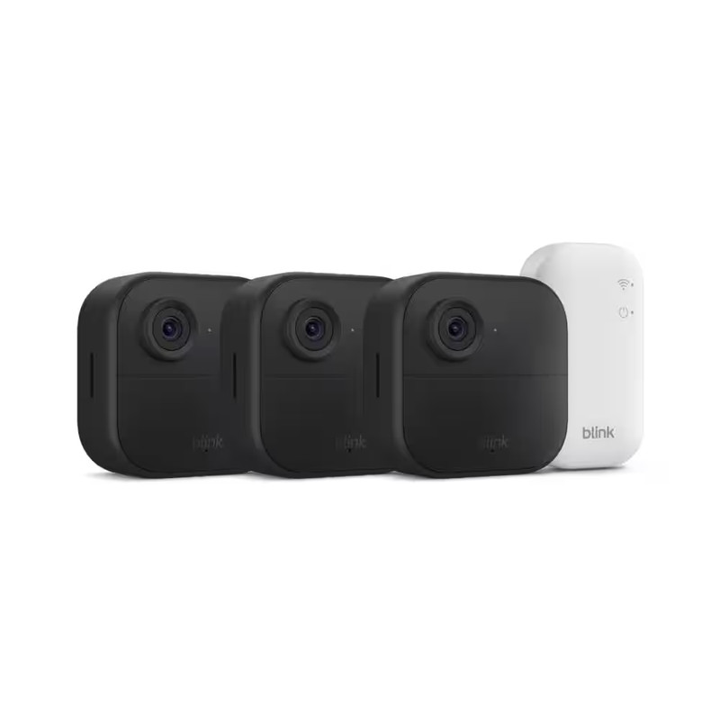 Outdoor 4-Core-Wireless Battery Operated Smart Security Camera System W/ 3-Camer gallery
