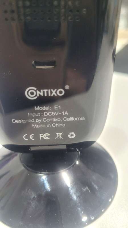 Contixo E1 Baby/Security Surveillance HD 720P Wifi Camera W/ Full App Control gallery
