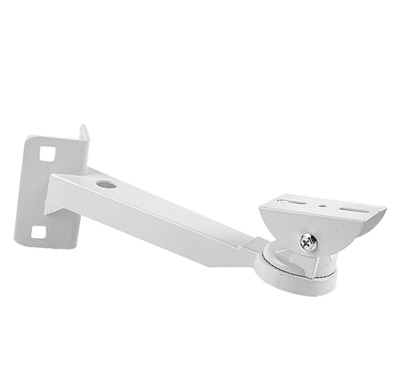 Ivory Weatherproof Metal Corner Pole Mount Bracket 2 Loops 360 Pan 90 Tilt gallery