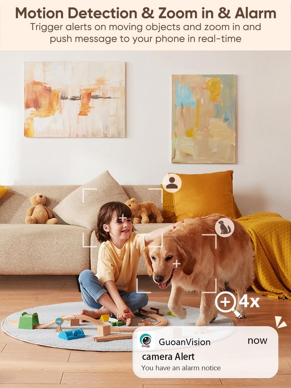 Camara De Seguridad WiFi 5G Para Interiores Y Exteriores Pack De 2 Pro gallery