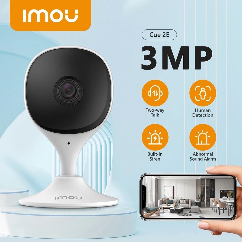 2E 3MP WiFi Indoor Camera Baby Monitor Night Vision Motion Detection
