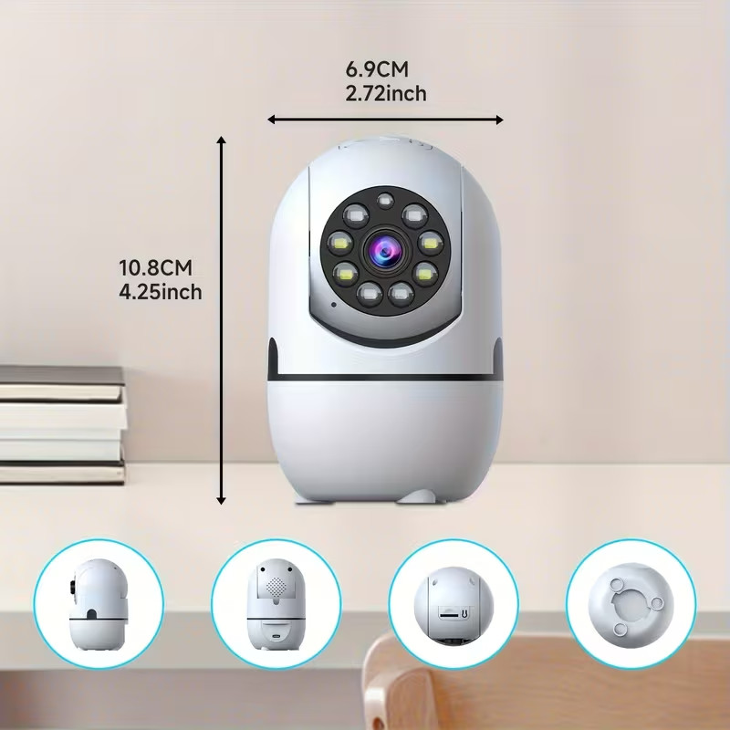 2 Pack Wireless WiFi Security Camera 1080P Smart Home PTZ Indoor Pet Dog Monitor gallery