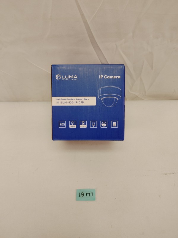 Luma Surveillance 520 Series Dome IP Camera LUM-520-IP-DFB