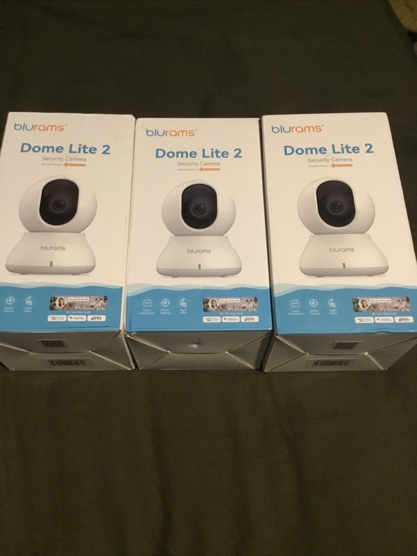 Blurams Dome Lite 2 Security Camera…….. Lot Of 3 Cameras!!!