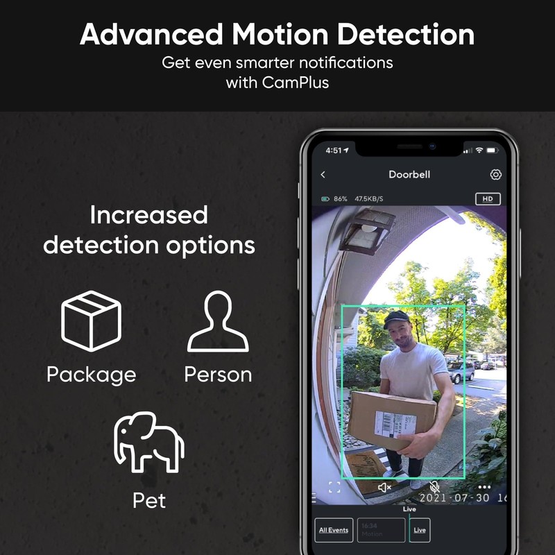 Wyze Wireless Video Doorbell Pro (Chime Included) with Easy-to-Use Design, 14... gallery